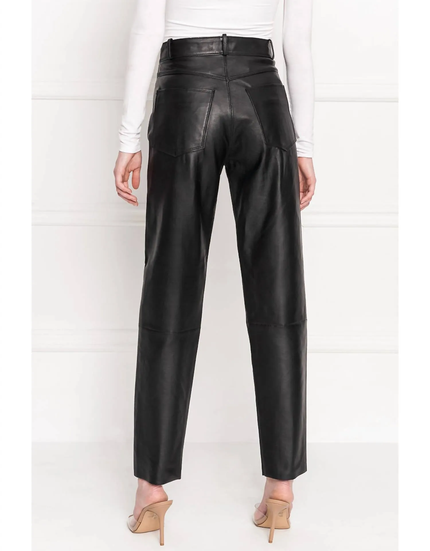 Adeline Leather Jeans
