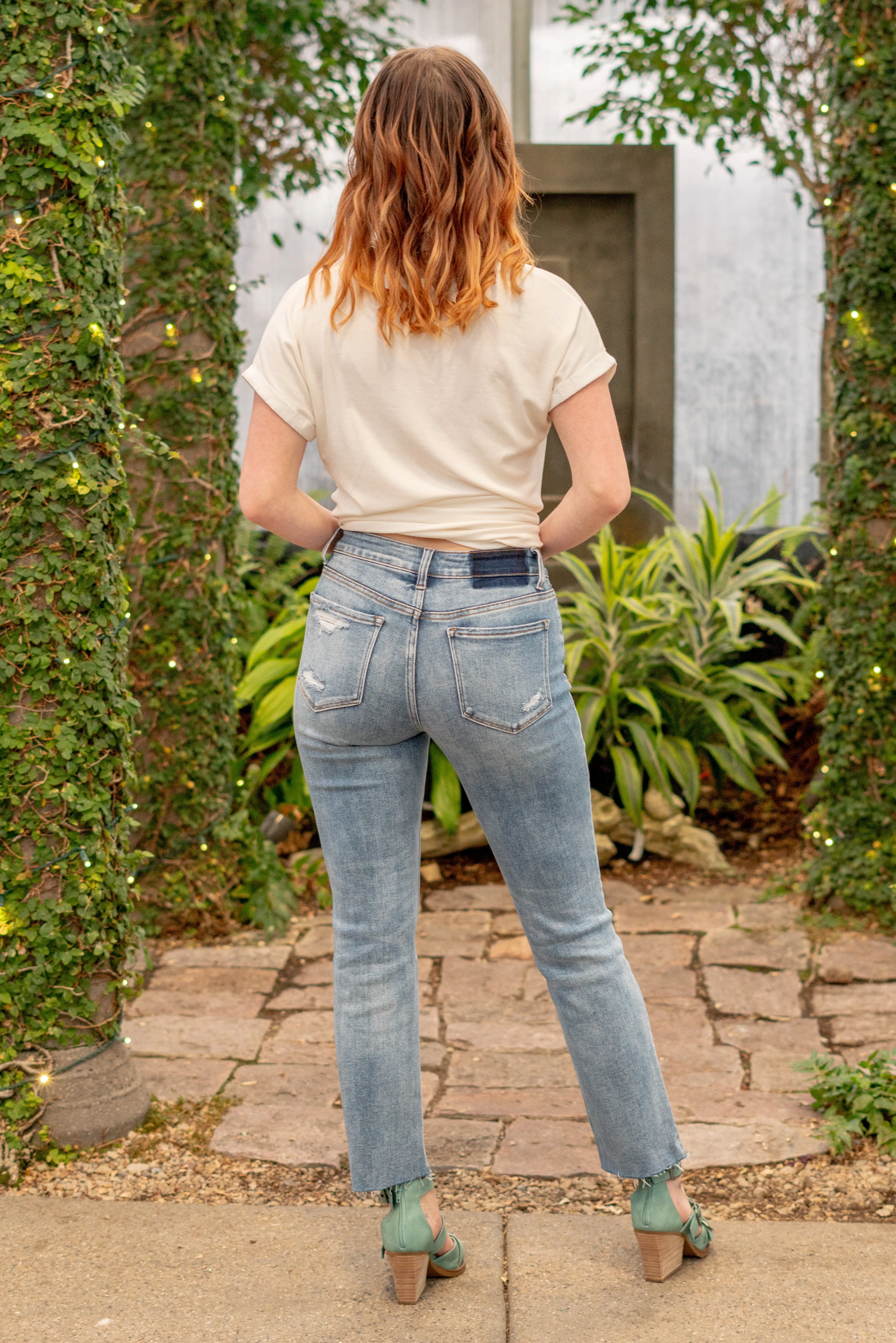 Altruistically Mid Rise Slim Straight