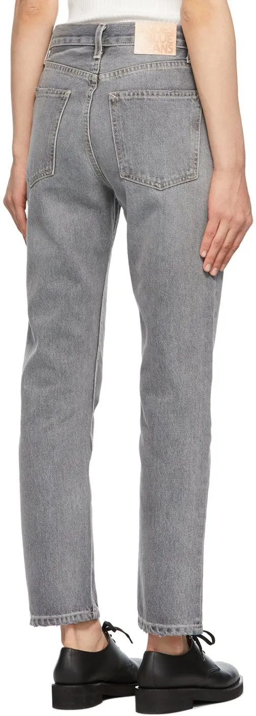 B Sides Grey Arts Straight Jeans