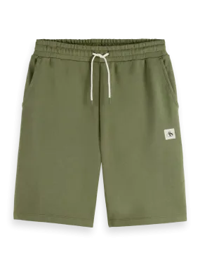 Essential Logo Badge Sweat Shorts (Olive) - 178387_300