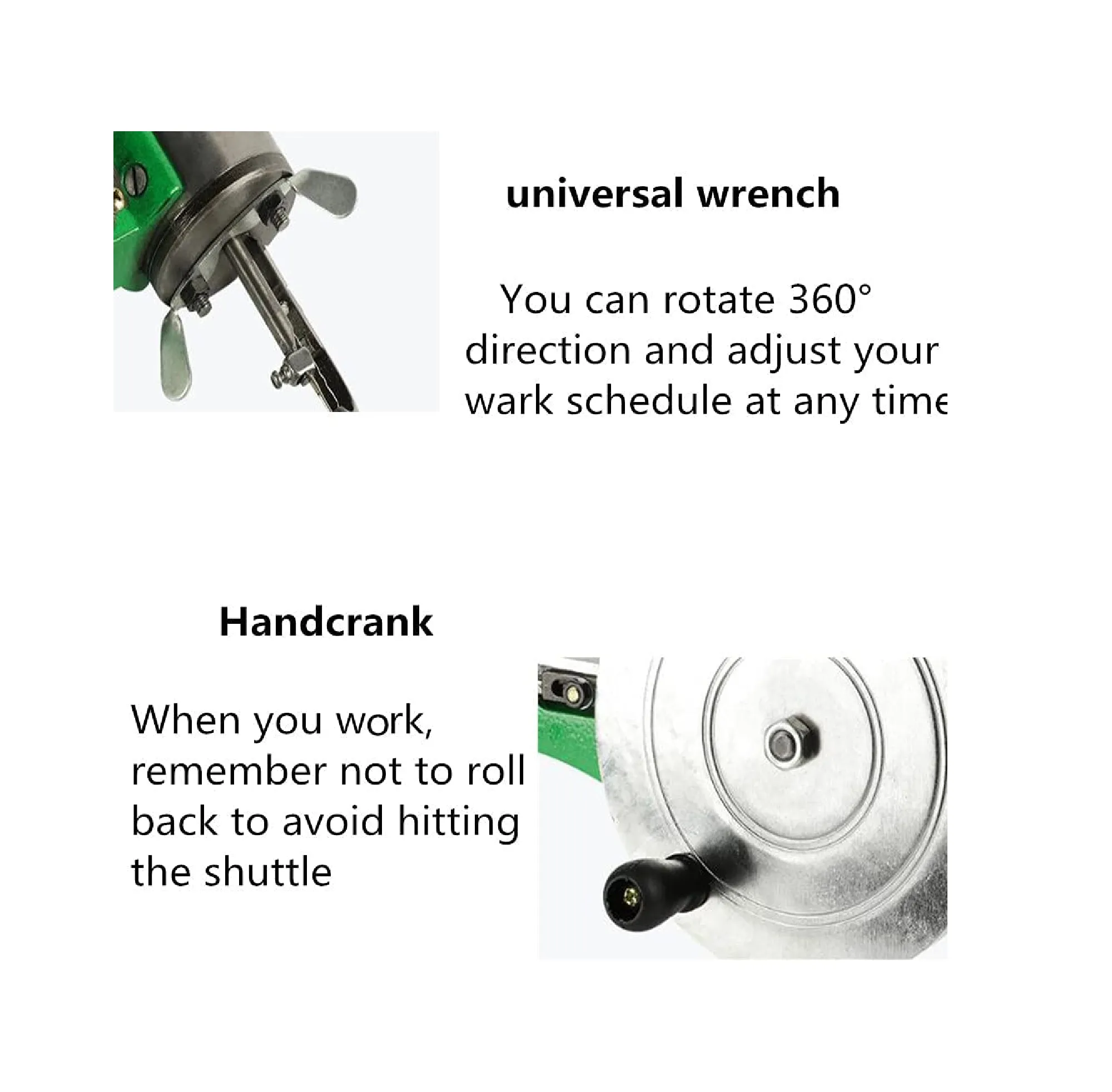 Fbshicung Hand Cobbler Shoe Repair Machine Dual Cotton Nylon Line Sewing Machine Manual Leather Machine Shoe Sewing Machine for Shoes