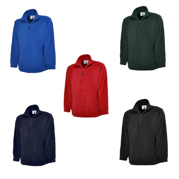 Full Zip Fleece Jackets x5   Free Logo