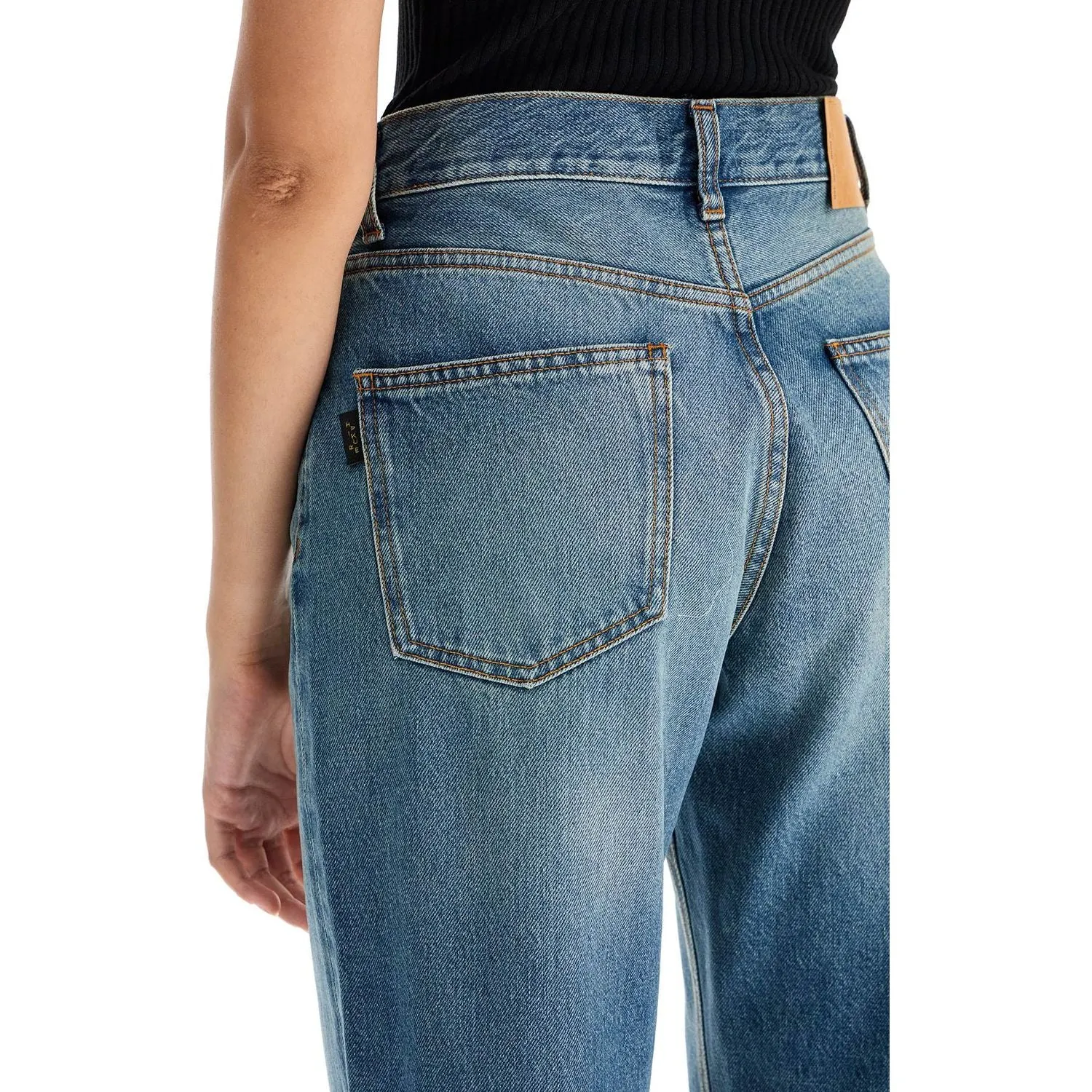 Haikure korean straight leg jeans