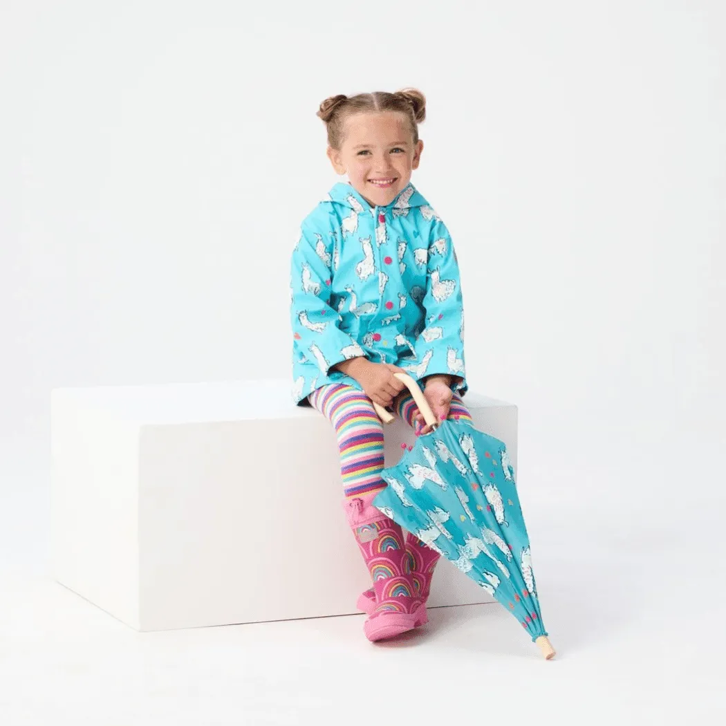 HATLEY Raincoat | Adorable Alpacas Size 3