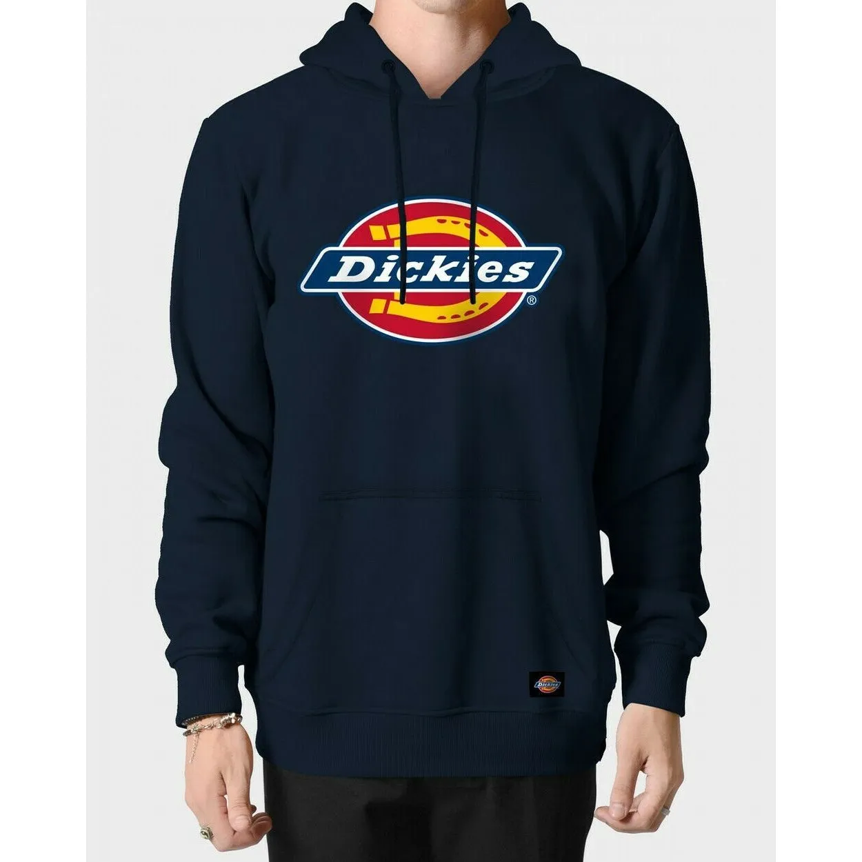 H.S CLASSIC Navy Mens Pullover Hoodie