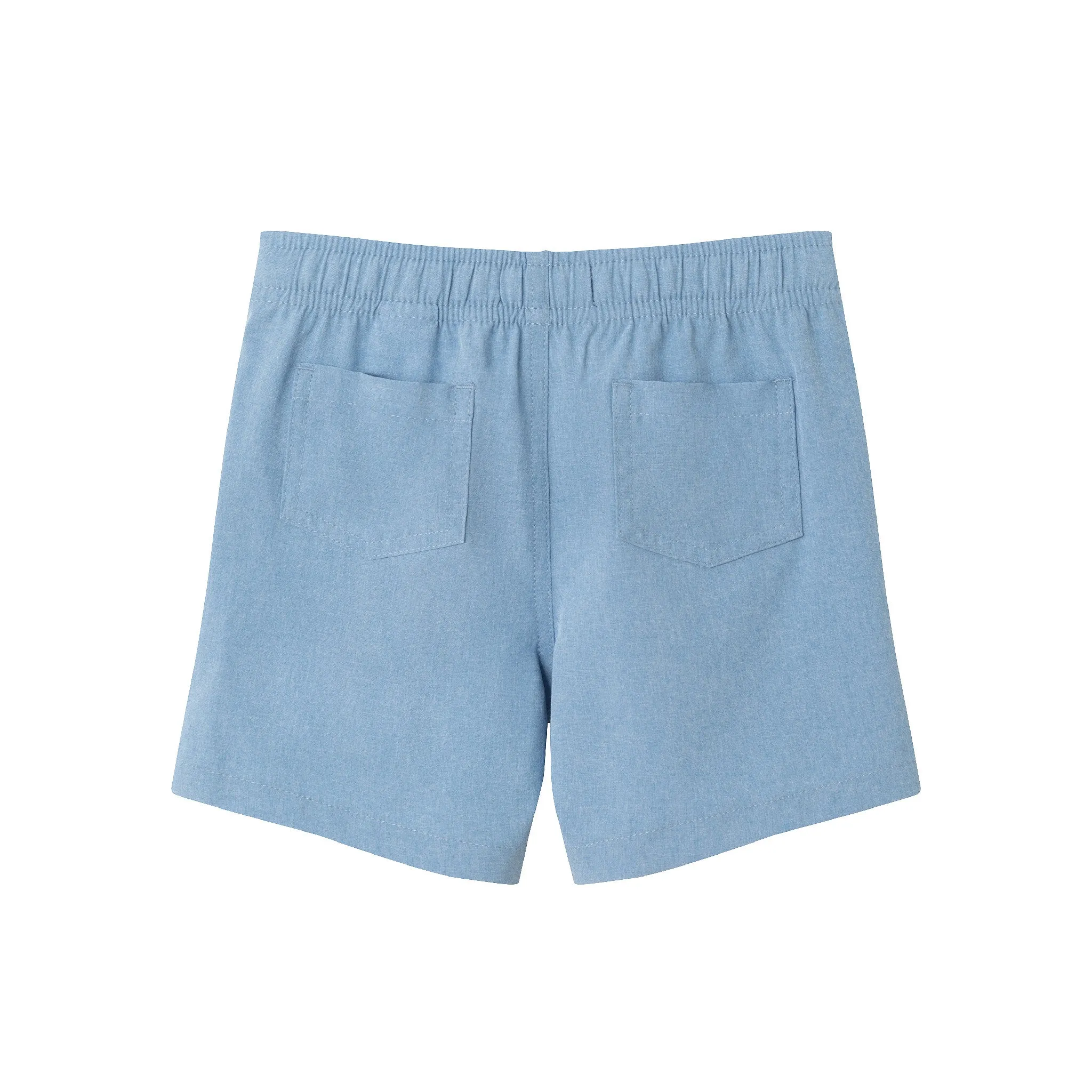 Kids (2-7) Knit Buttondown & Hybrid Short Set | Dinosaur Print