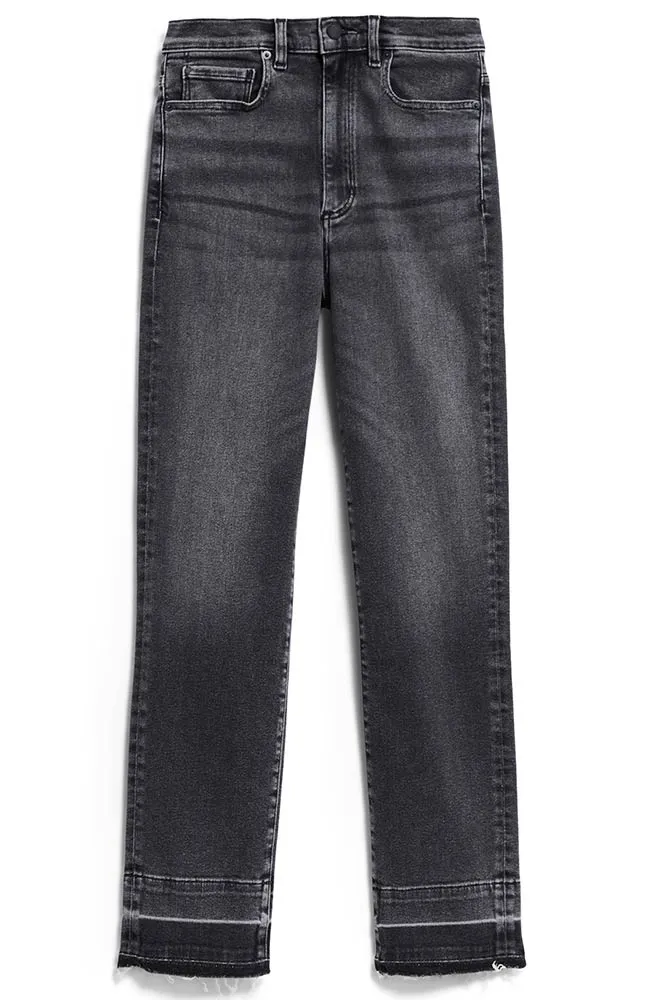 Lejaani straight leg jeans licorice