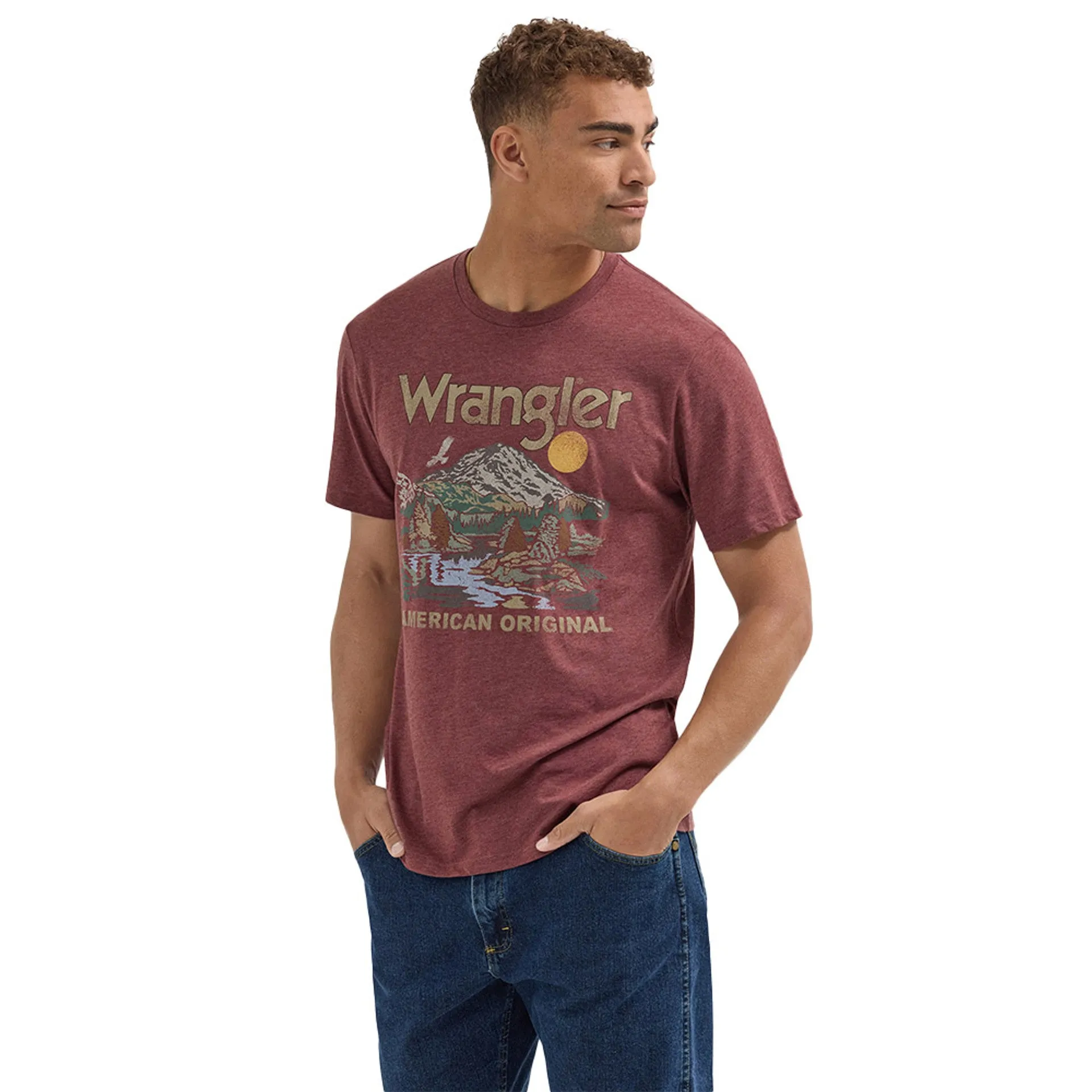 Men's Wrangler® Short Sleeve T-shirt - Regular Fit 2353909