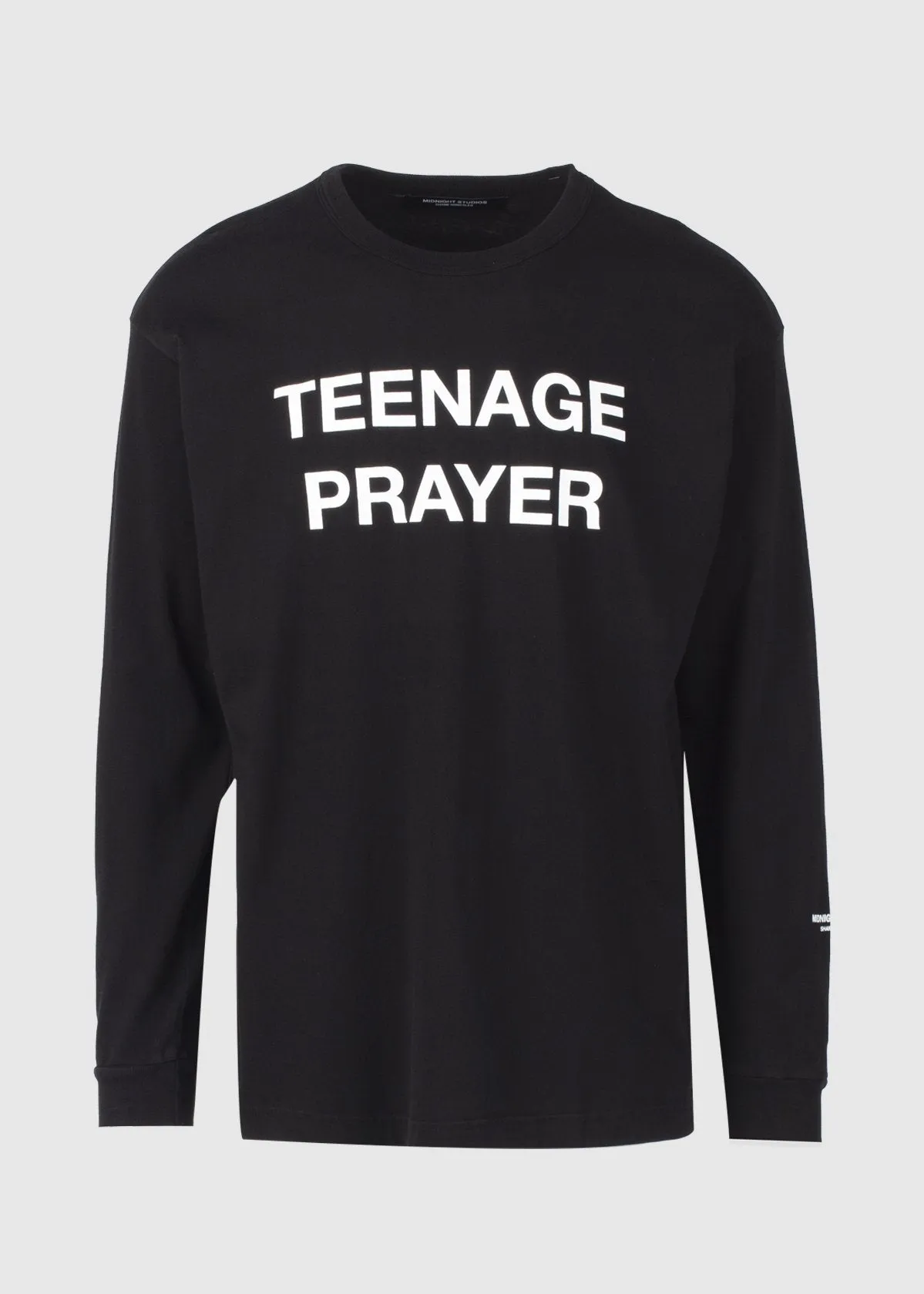 MIDNIGHT STUDIOS: TEENAGE LS TEE [BLACK]