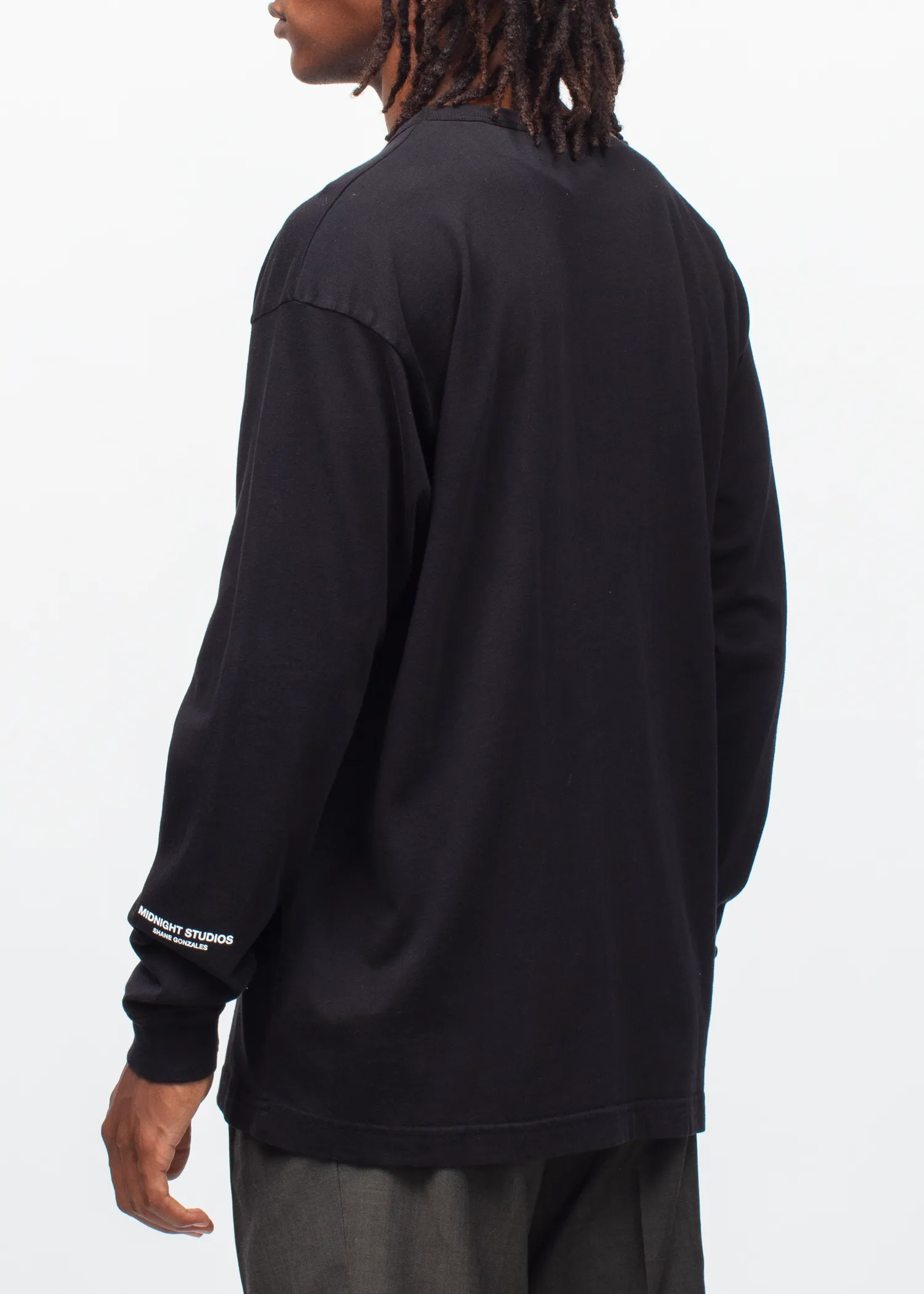 MIDNIGHT STUDIOS: TEENAGE LS TEE [BLACK]