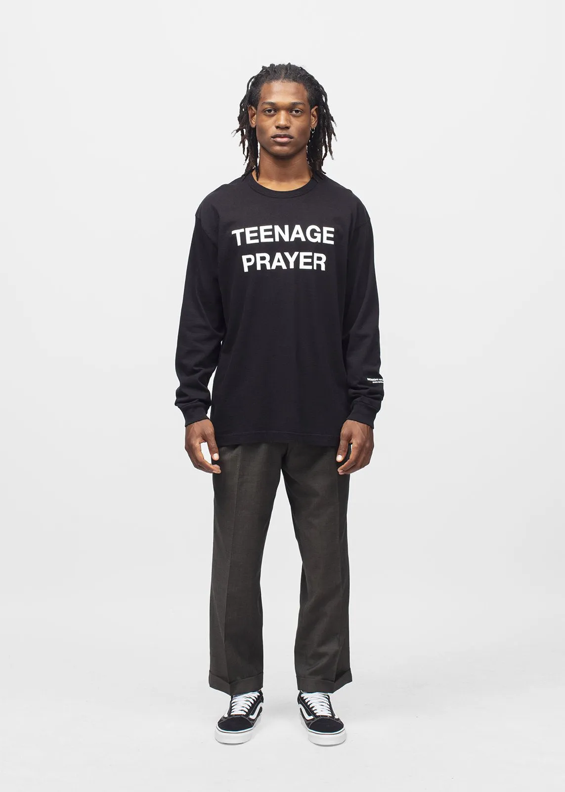 MIDNIGHT STUDIOS: TEENAGE LS TEE [BLACK]