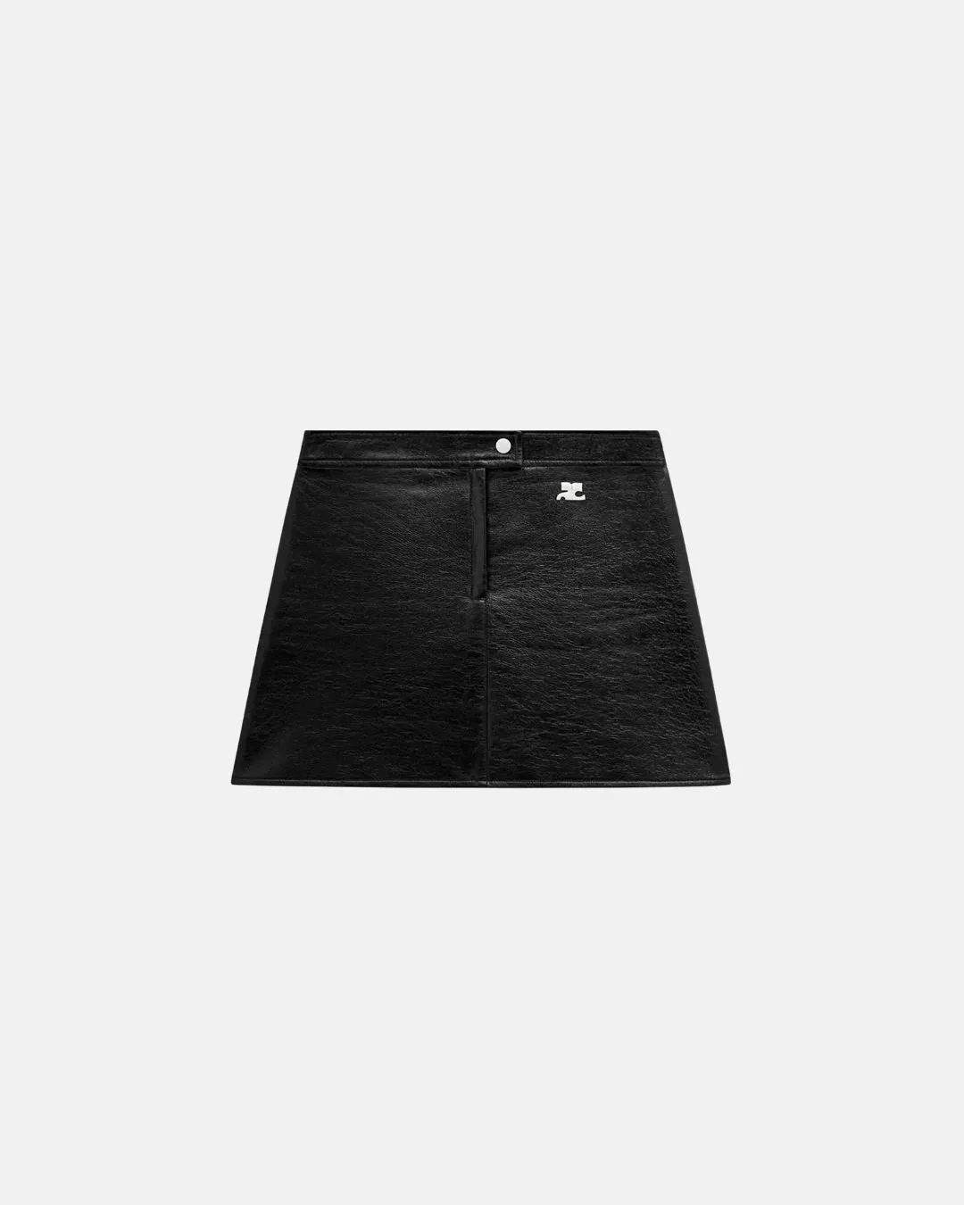 Mini Skirt Reedition Vinyl Dark Black