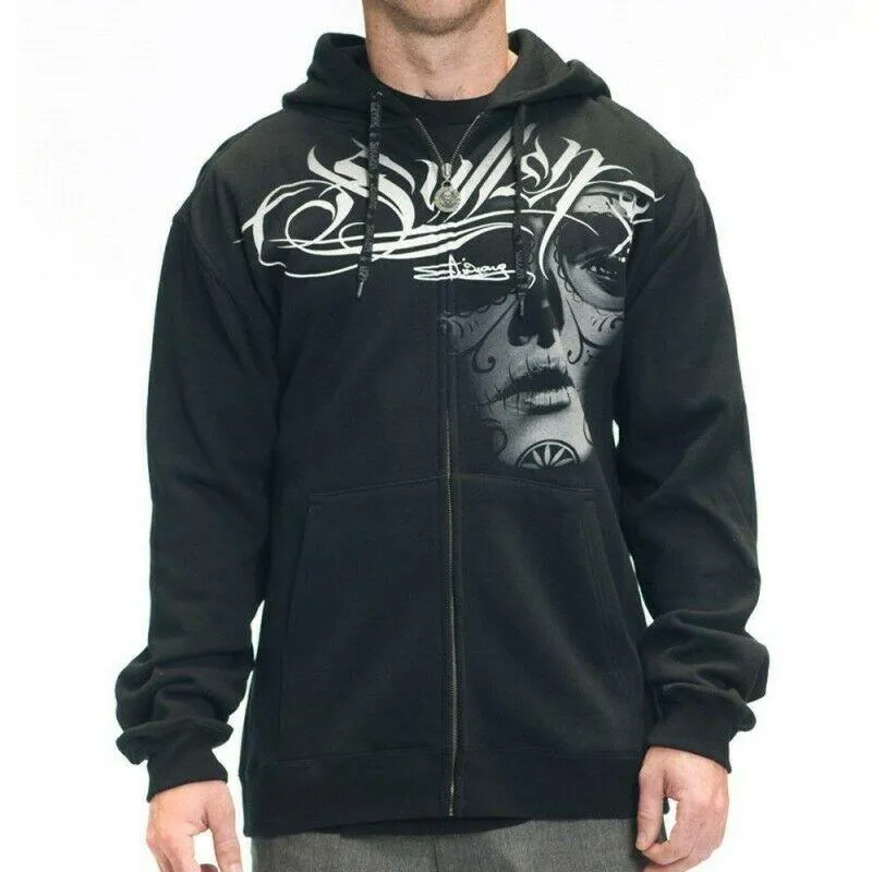 My Love Mens Zipped Hoodie