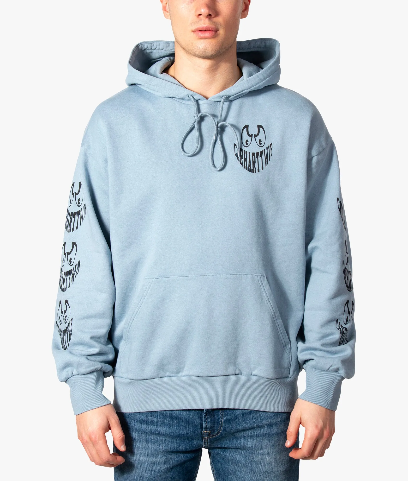 Oversized Carhartt Grin Logo Hoodie