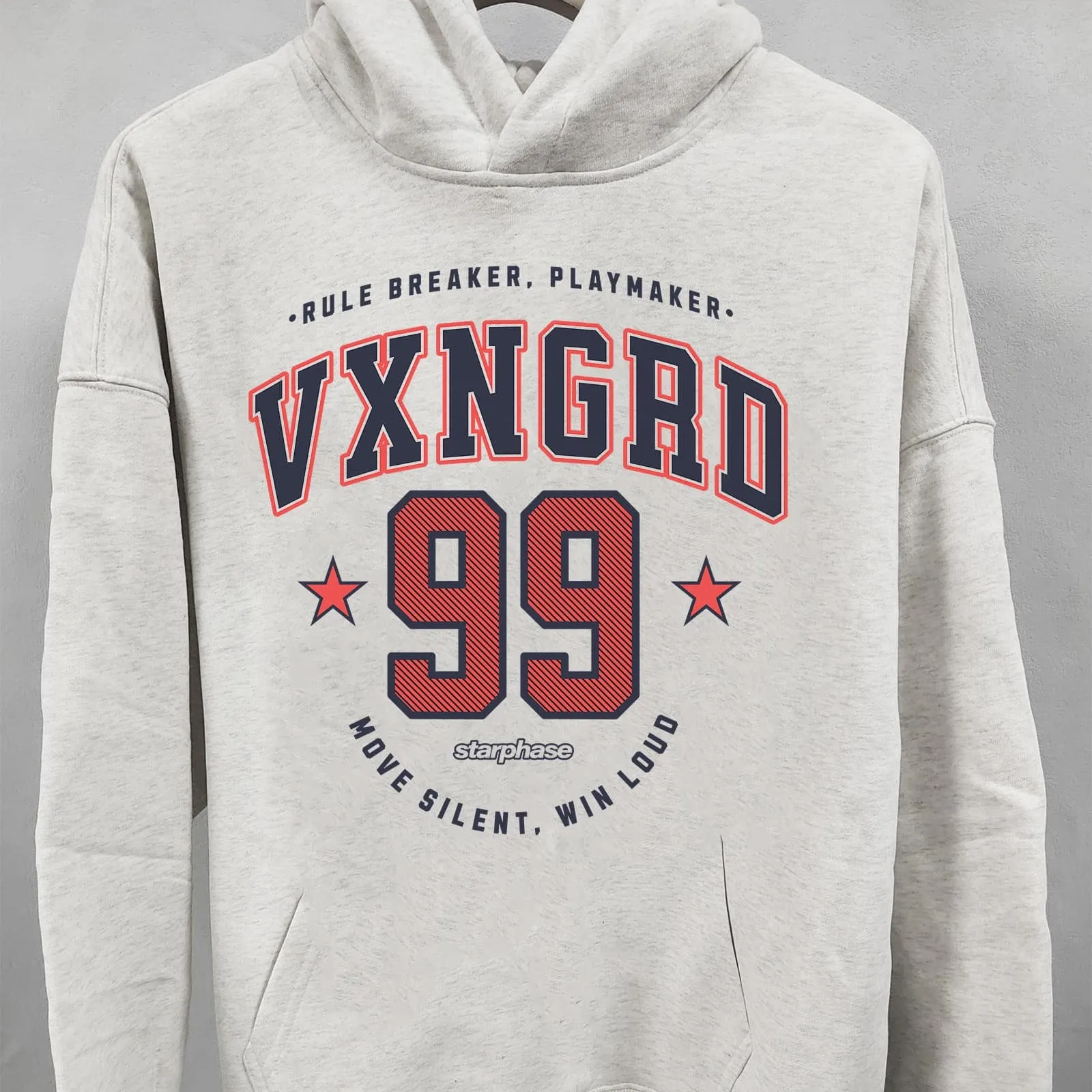Play Maker Oversized Fleece Pullover Hoodie