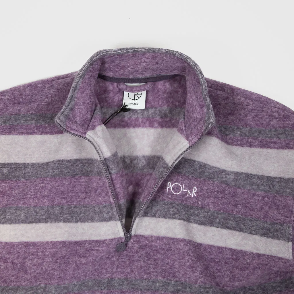 Polar Skate Co. - Stripe Fleece Pullover - Light Purple