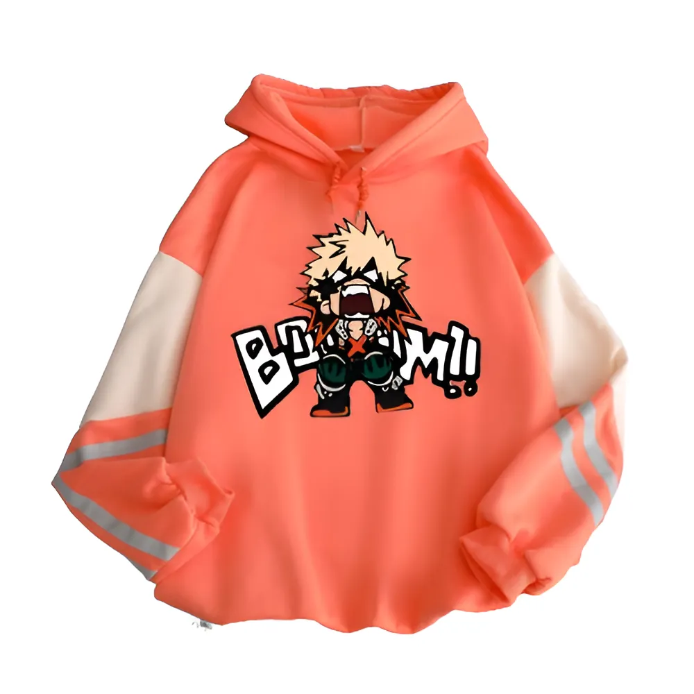 "BOOM" - Bakugo My Hero Academia Anime Oversized Hoodies | 4 Colors