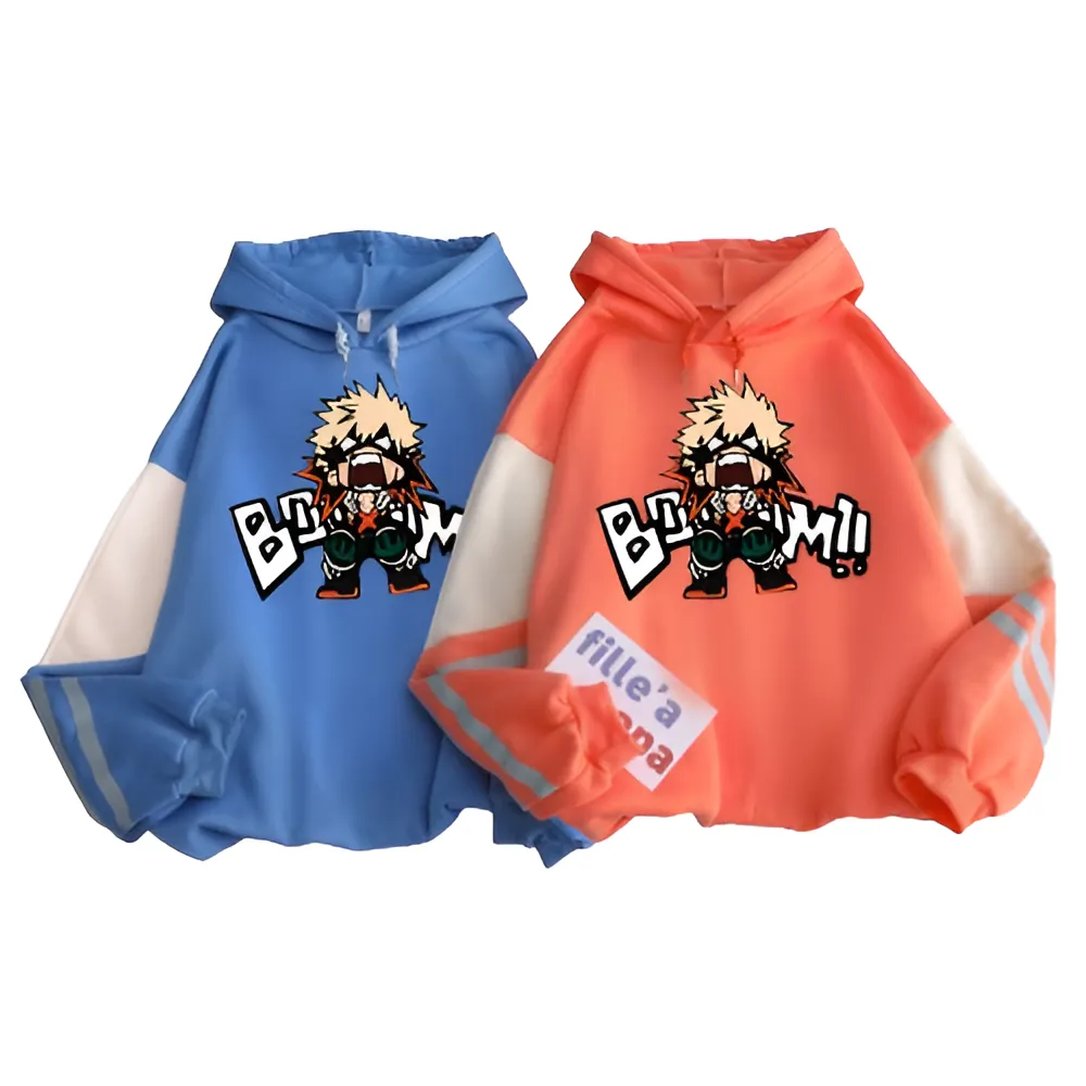 "BOOM" - Bakugo My Hero Academia Anime Oversized Hoodies | 4 Colors