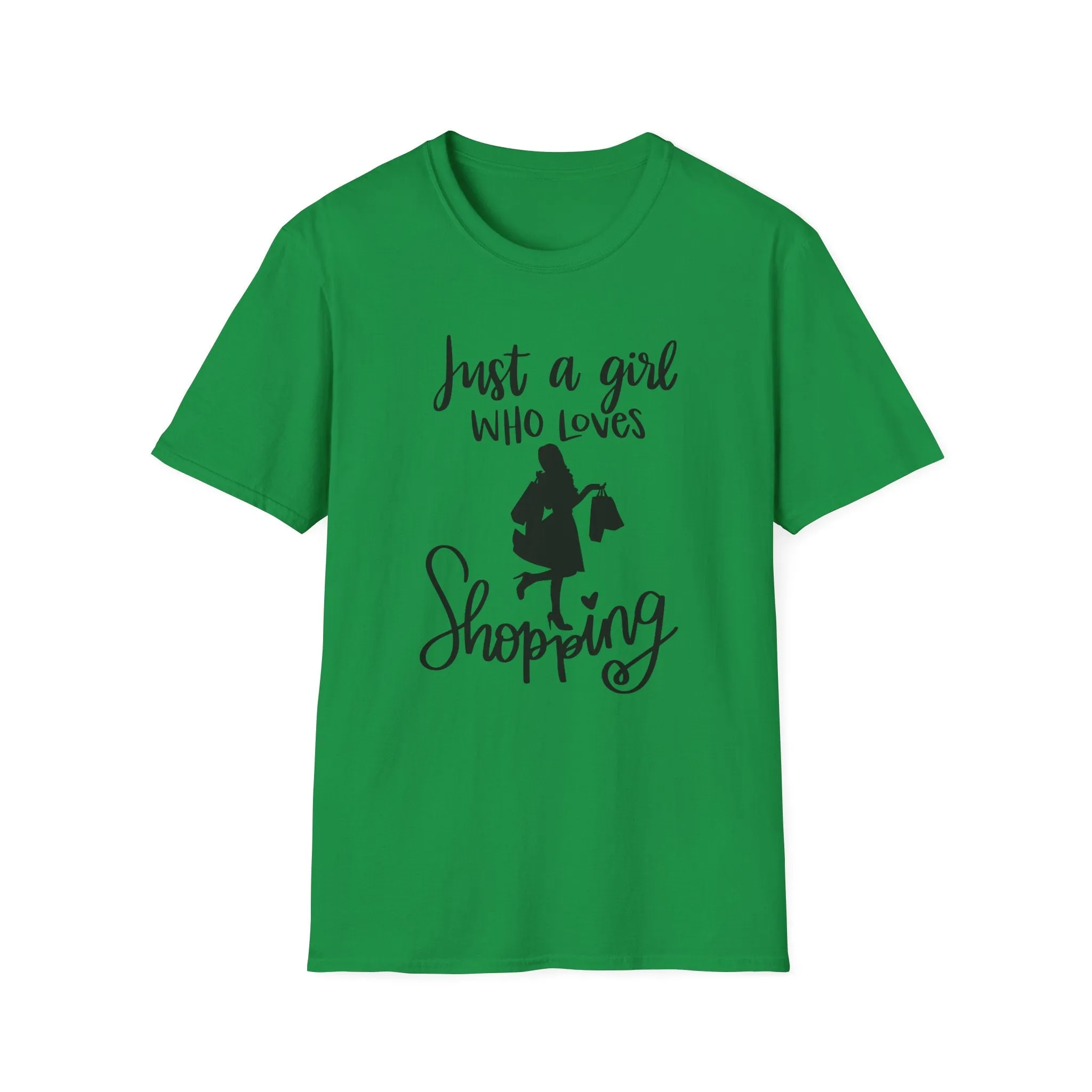 "Just A Girl Who Loves Shopping" Soft Style Tshirt