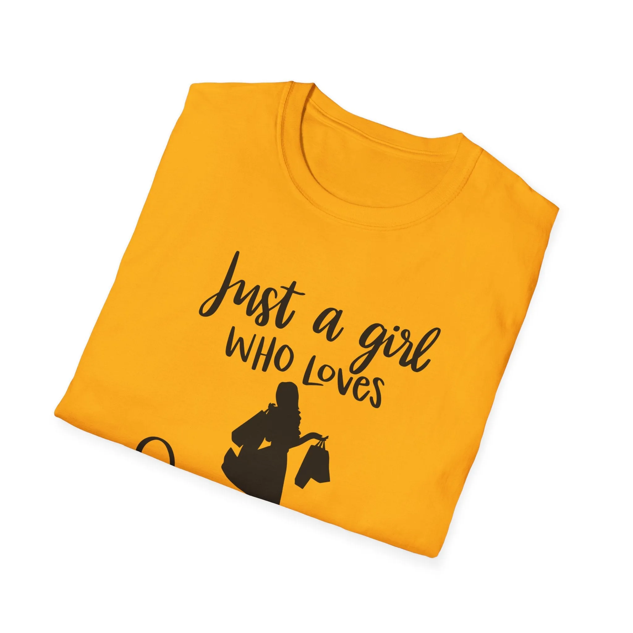 "Just A Girl Who Loves Shopping" Soft Style Tshirt