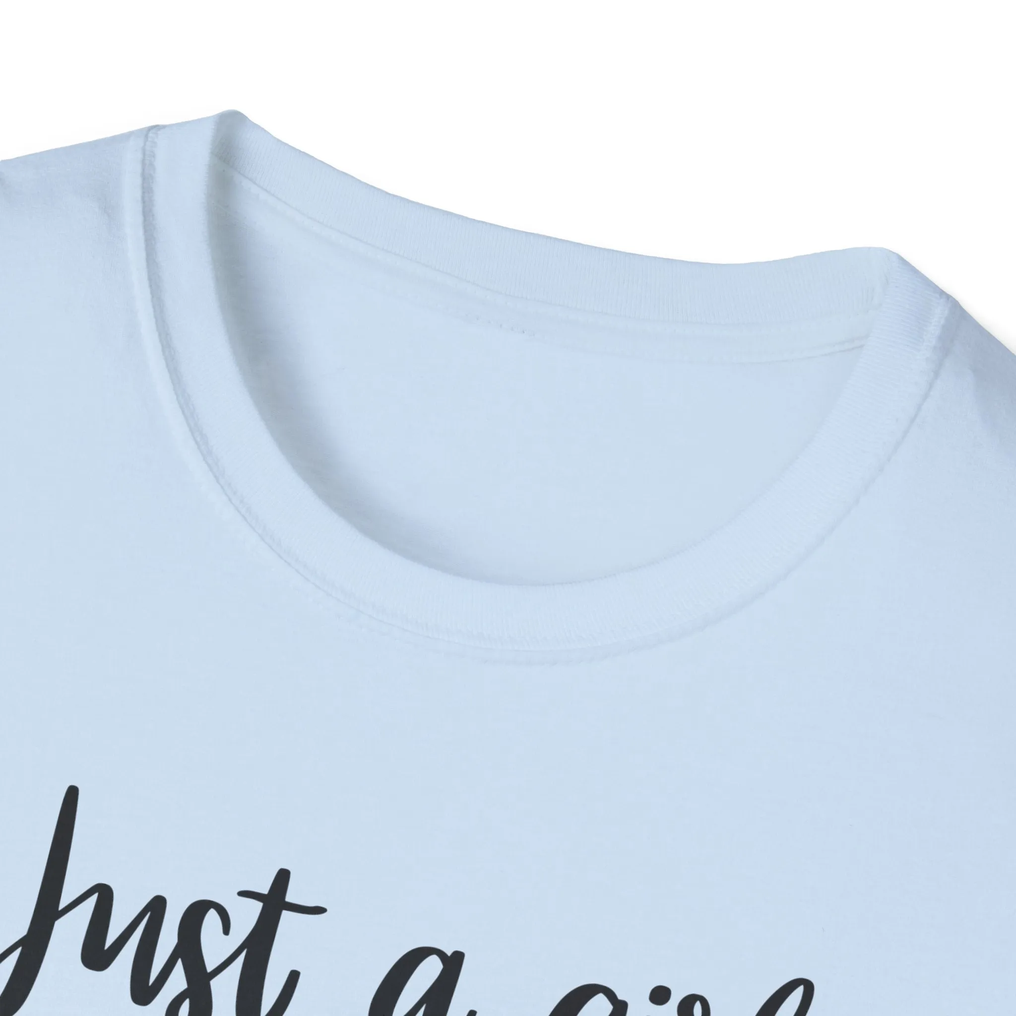 "Just A Girl Who Loves Shopping" Soft Style Tshirt