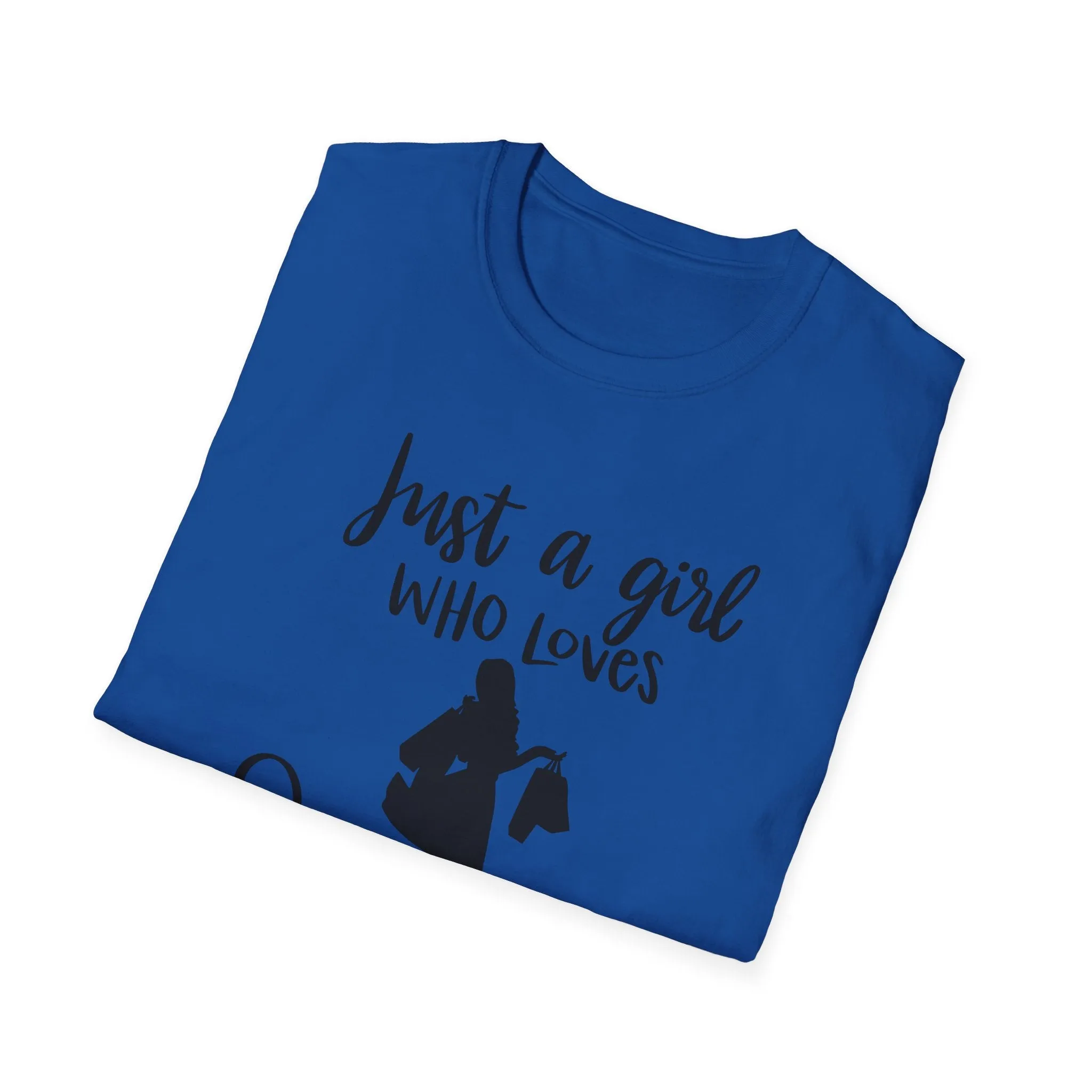 "Just A Girl Who Loves Shopping" Soft Style Tshirt