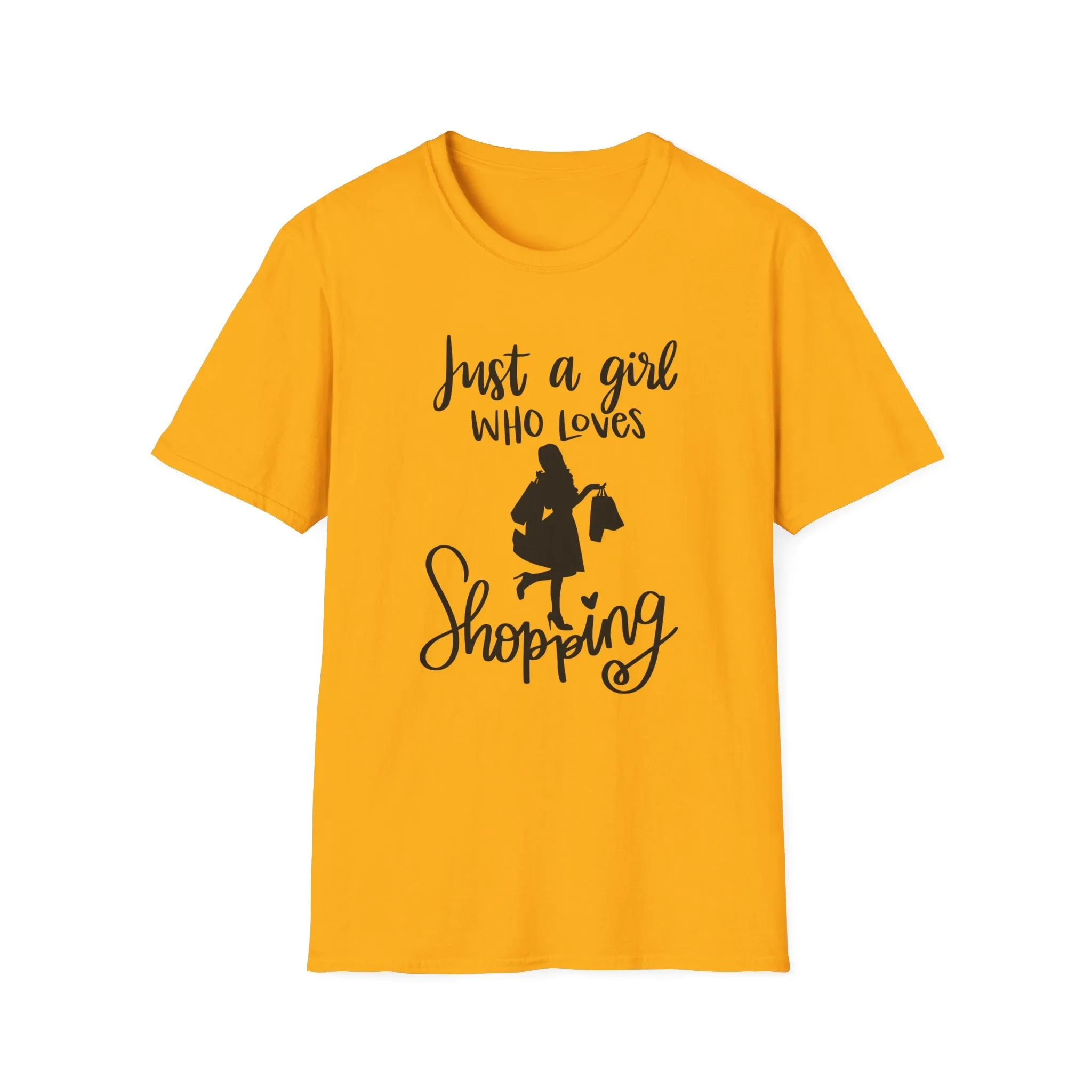 "Just A Girl Who Loves Shopping" Soft Style Tshirt