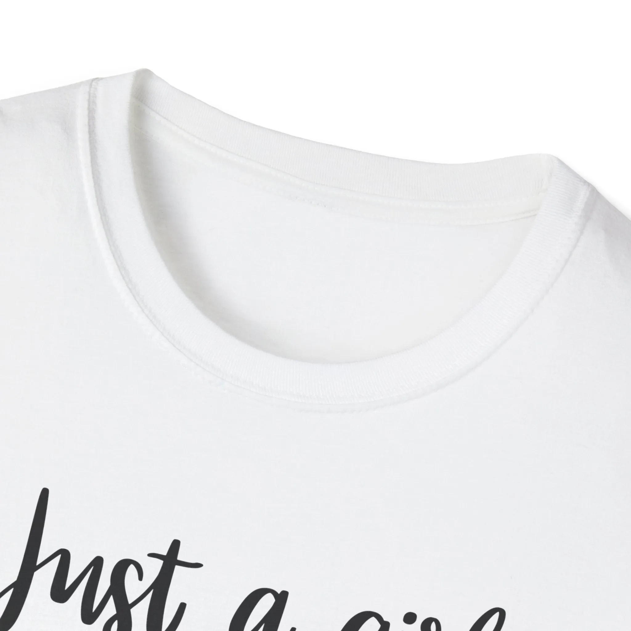 "Just A Girl Who Loves Shopping" Soft Style Tshirt