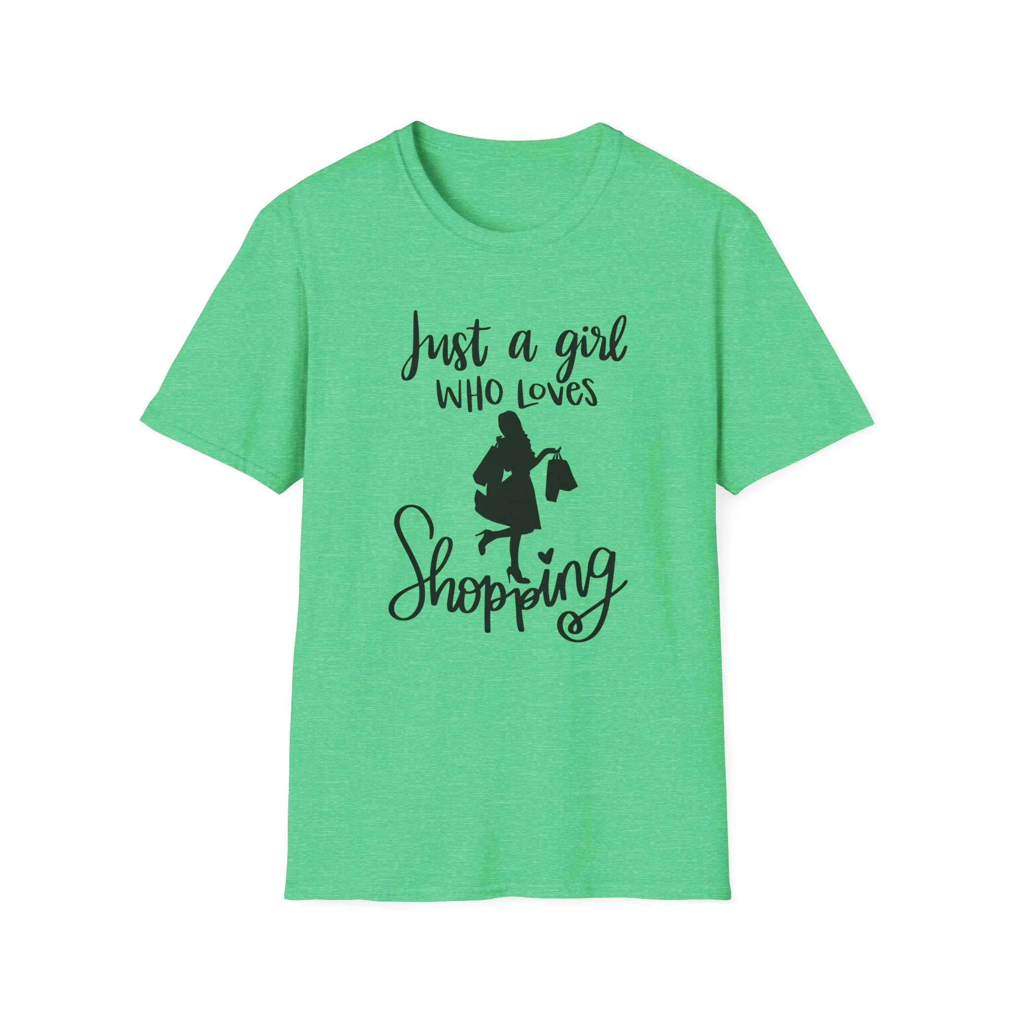 "Just A Girl Who Loves Shopping" Soft Style Tshirt