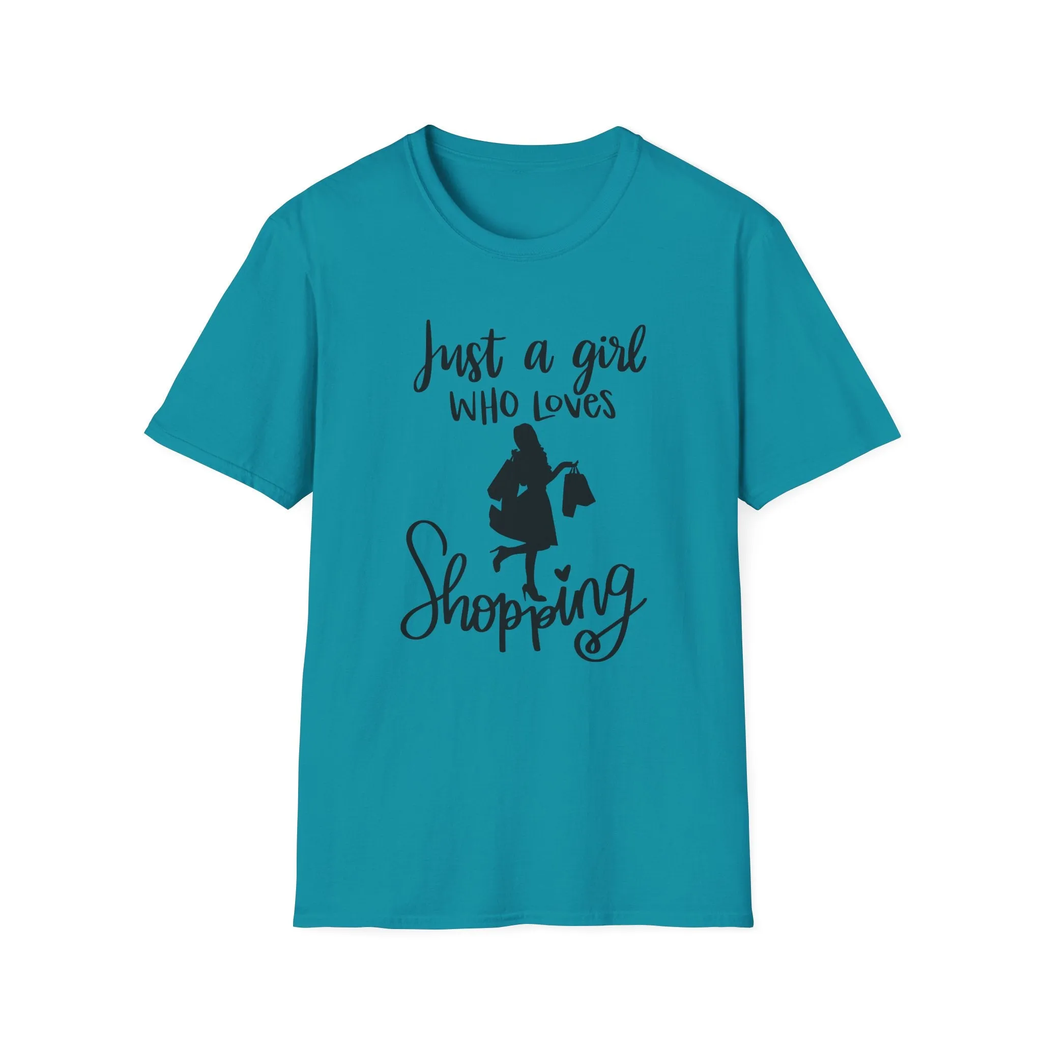 "Just A Girl Who Loves Shopping" Soft Style Tshirt