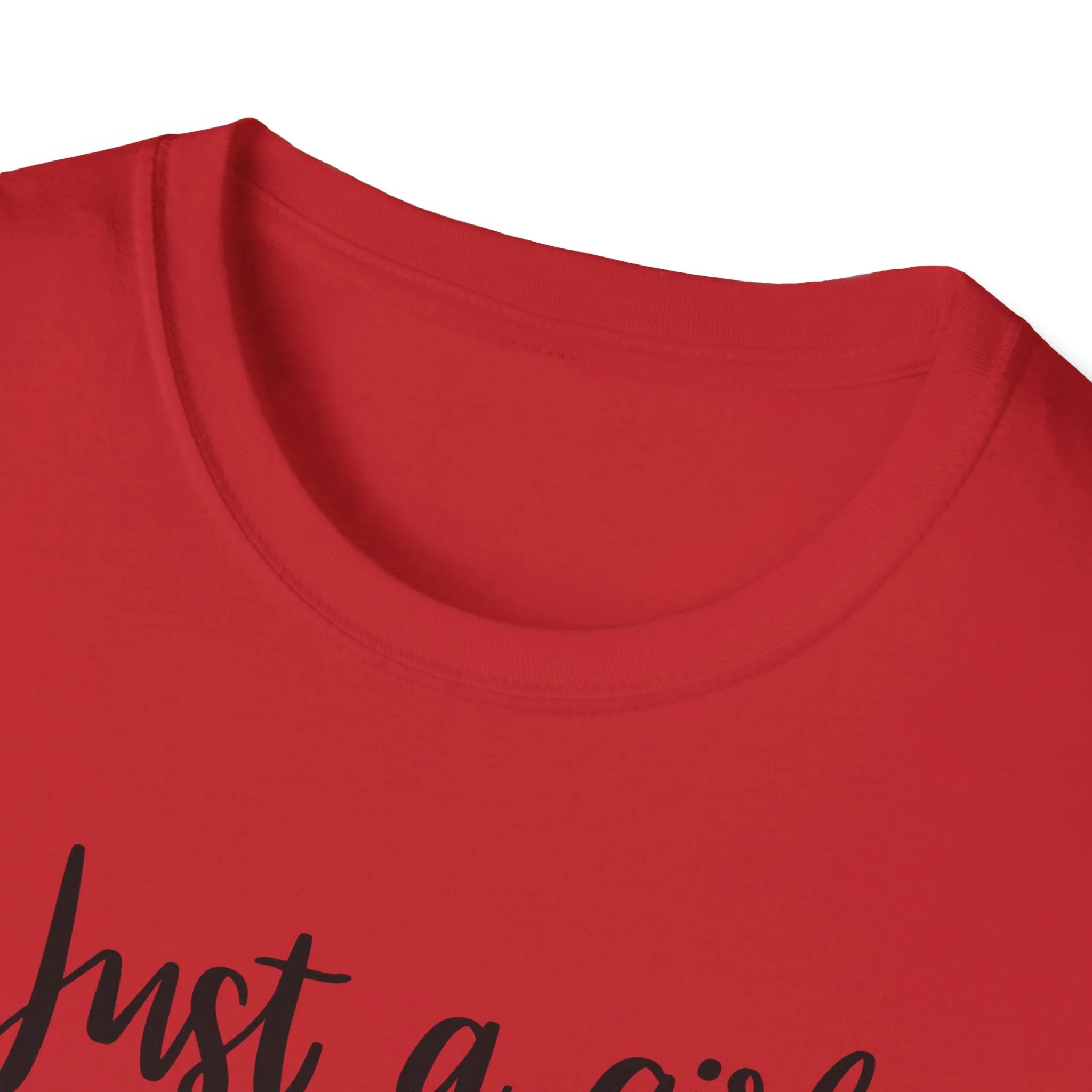 "Just A Girl Who Loves Shopping" Soft Style Tshirt