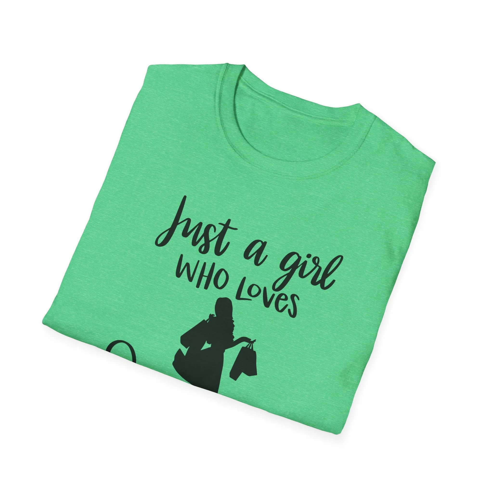 "Just A Girl Who Loves Shopping" Soft Style Tshirt