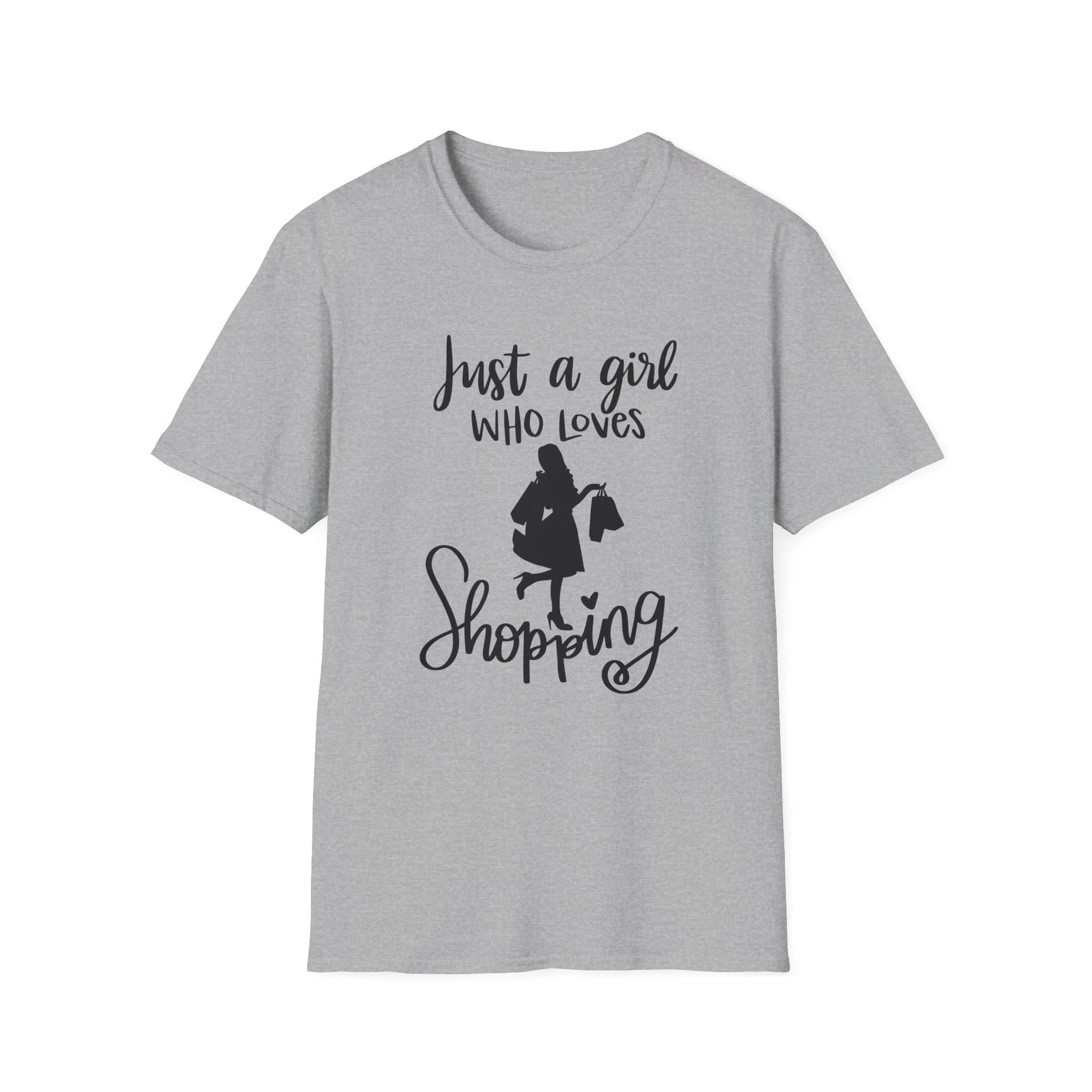 "Just A Girl Who Loves Shopping" Soft Style Tshirt