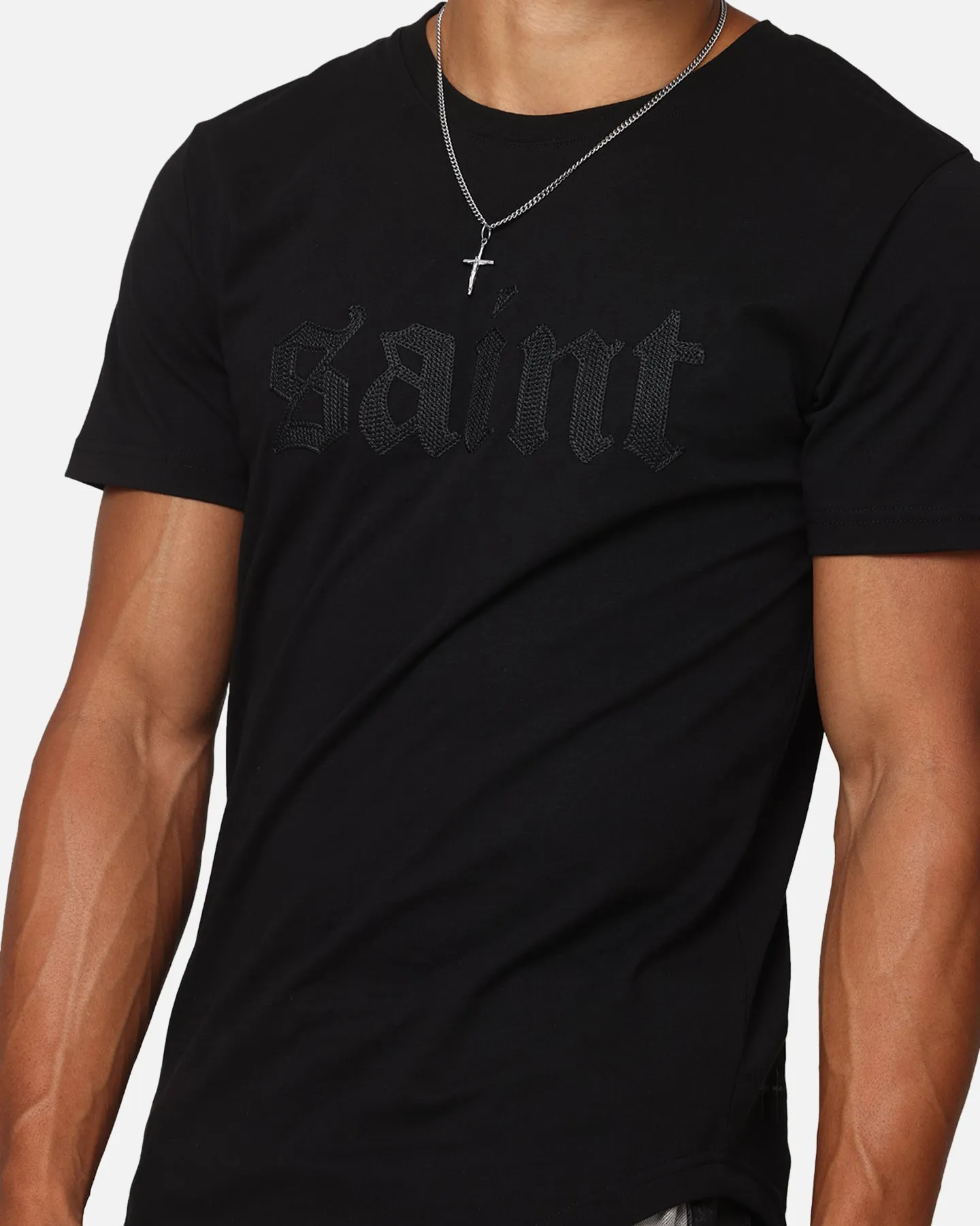 Saint Morta Cambronne Xweave El Duplo T-Shirt Black/Black