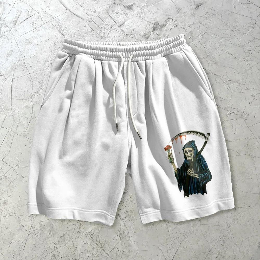 Skull fashion cartoon casual shorts