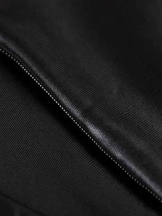 Wholesale Black Round Neck Short Sleeve Zip Back Bodycon Dresses