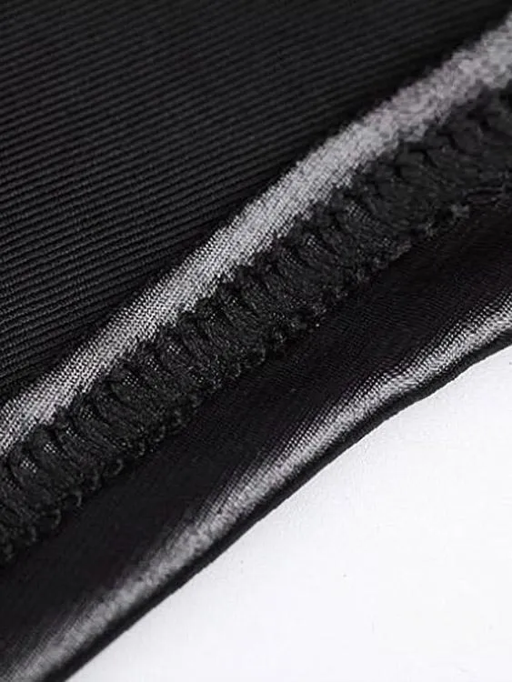 Wholesale Black Round Neck Short Sleeve Zip Back Bodycon Dresses