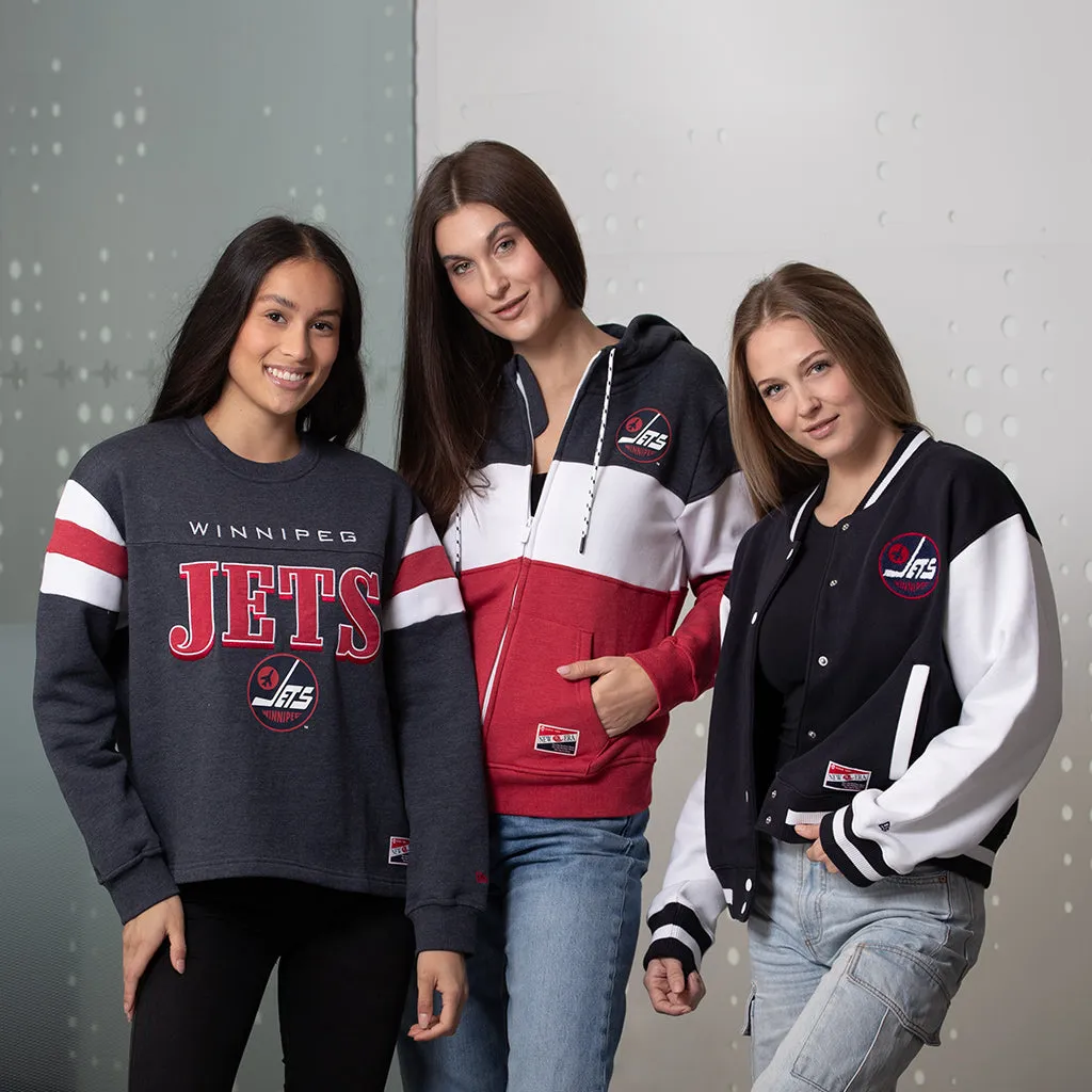 WOMEN'S ALT FLEECE VARSITY JKT