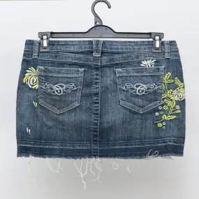Y2K 2024 HE051 Era Britney Era Denim Micro Mini Skirts - 25 Pcs
