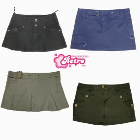 Y2k All American Cargo Mini Skirts